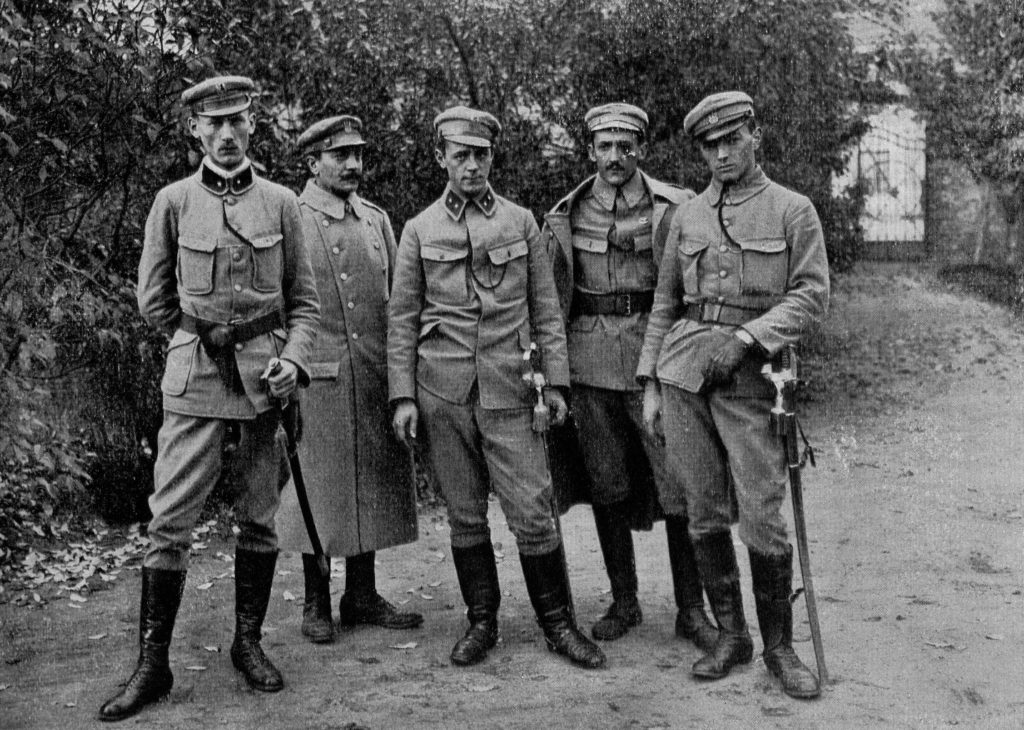 Grupa oficerów legionowych (domena publiczna)