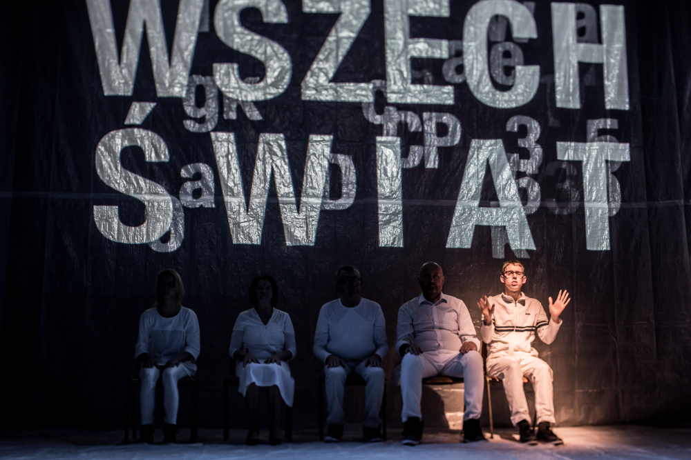 "nie mo nikomu" zdjęcie ze spektaklu