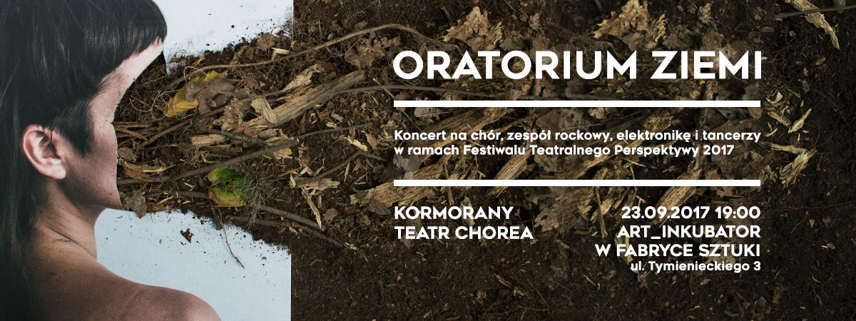 plakat spektaklu oratorium ziemi