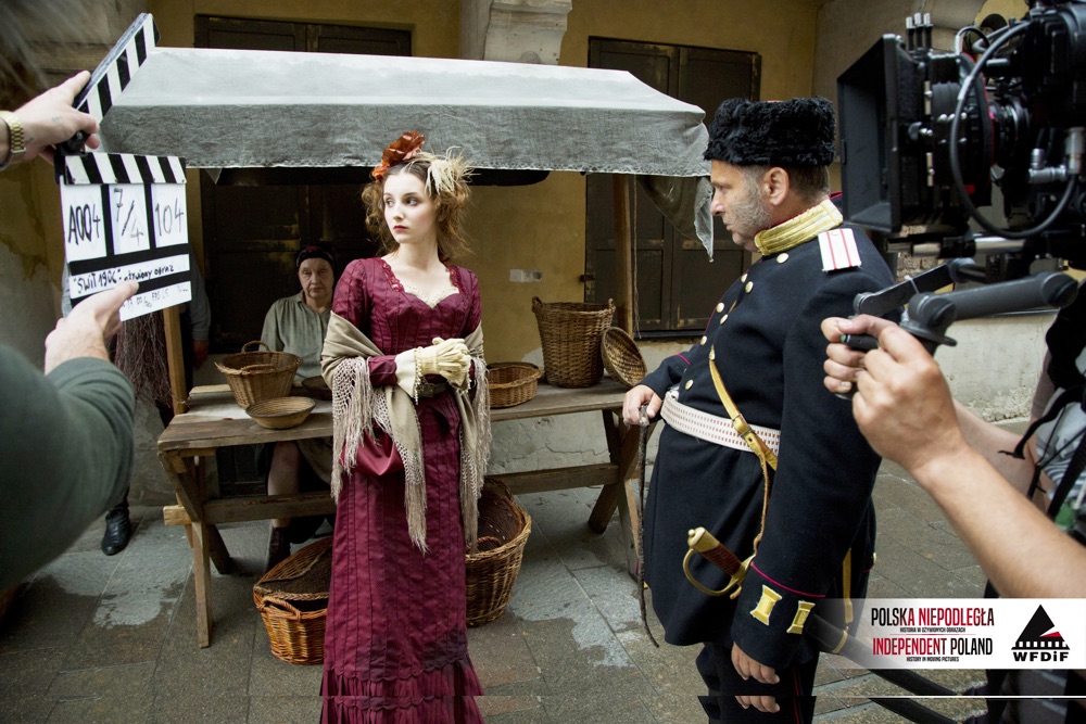 zdjęcie z planu filmowego