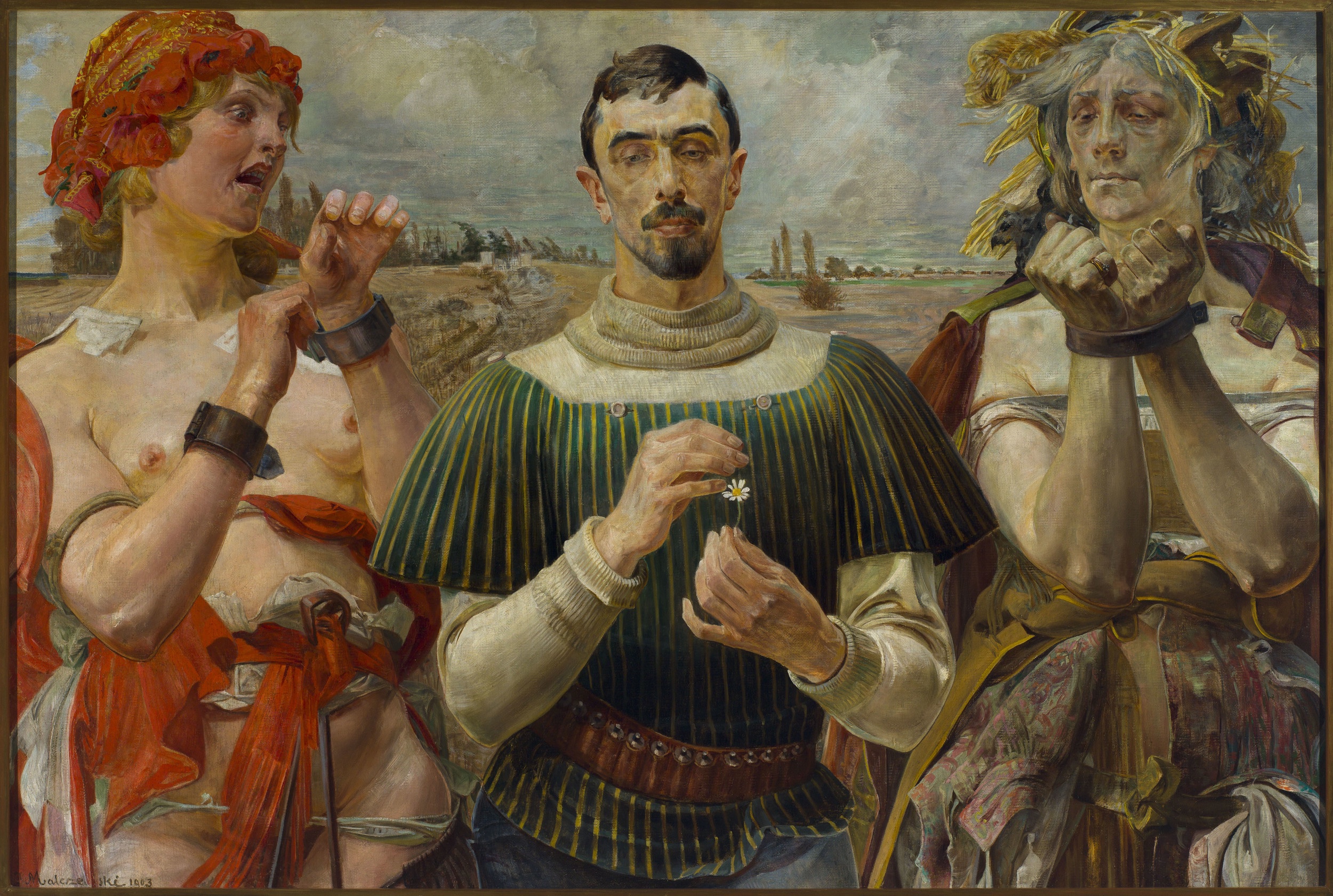Jacek Malczewski (1854–1929) Hamlet polski - Portret Aleksandra Wielopolskiego 1903 olej na płótnie wys. 100, szer. 148 cm fot. Piotr Ligier © Muzeum Narodowe w Warszawie