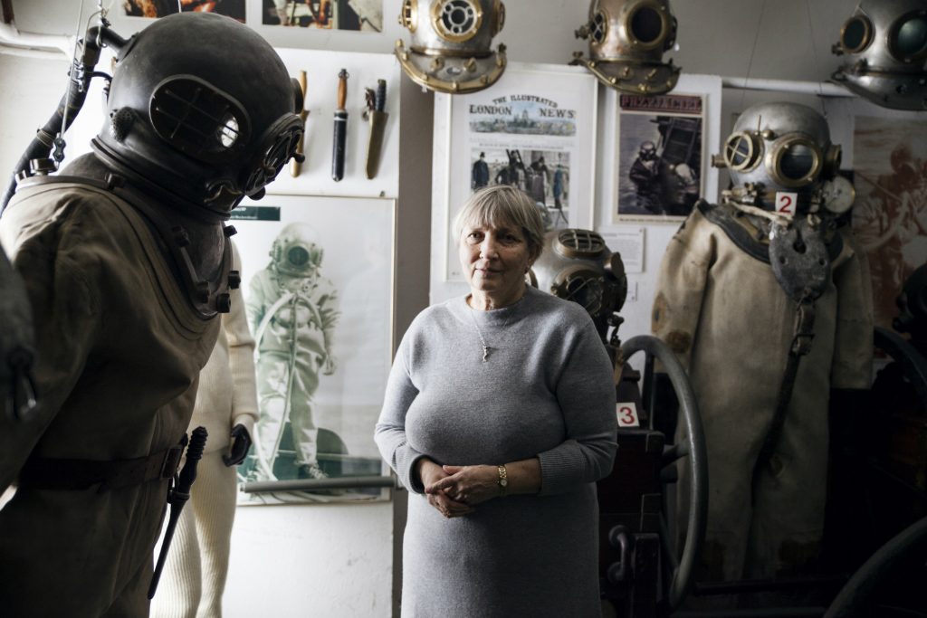 Karina Kowalska w Muzeum Nurkowania, fot. Wiktoria Gałecka