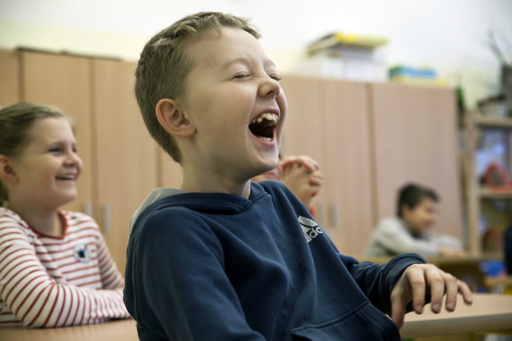 Zajęcia Fundacji wzbudzają czystą radość! Fot. Wiktoria Gałecka