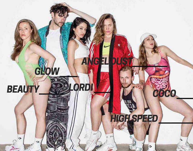 Plakat spektaklu "Zrób siebie"