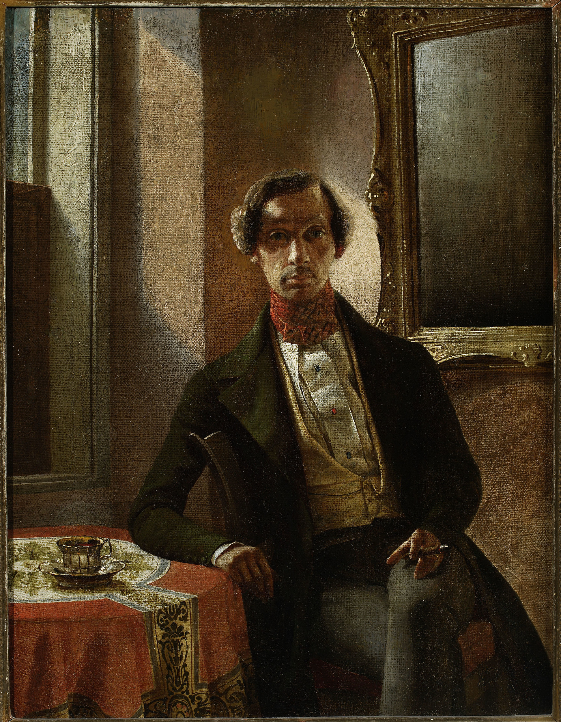 zdjęcie obrazu z autoportretem Zaleskiego