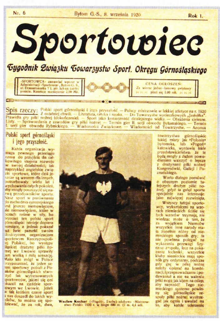 frontowa strona gazety z lat dwudziestych