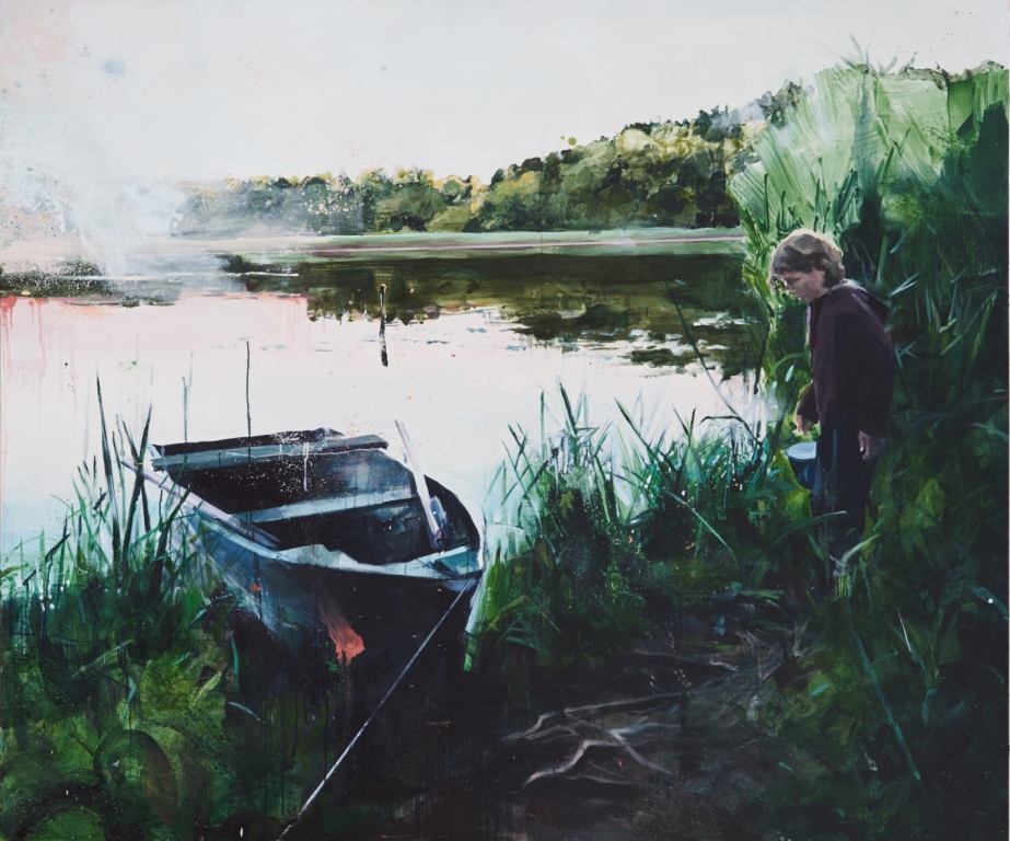 obraz olej na płótnie, Anna Orbaczewska, Zagłada Dworu, 2018