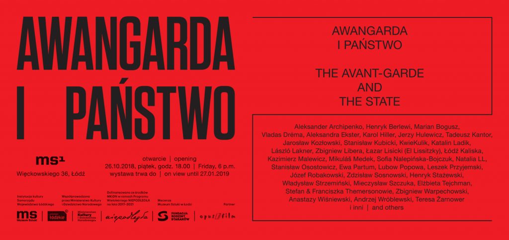 Awangarda i państwo - zaproszenie na wystawę w Muzeum Sztuki w Łodzi