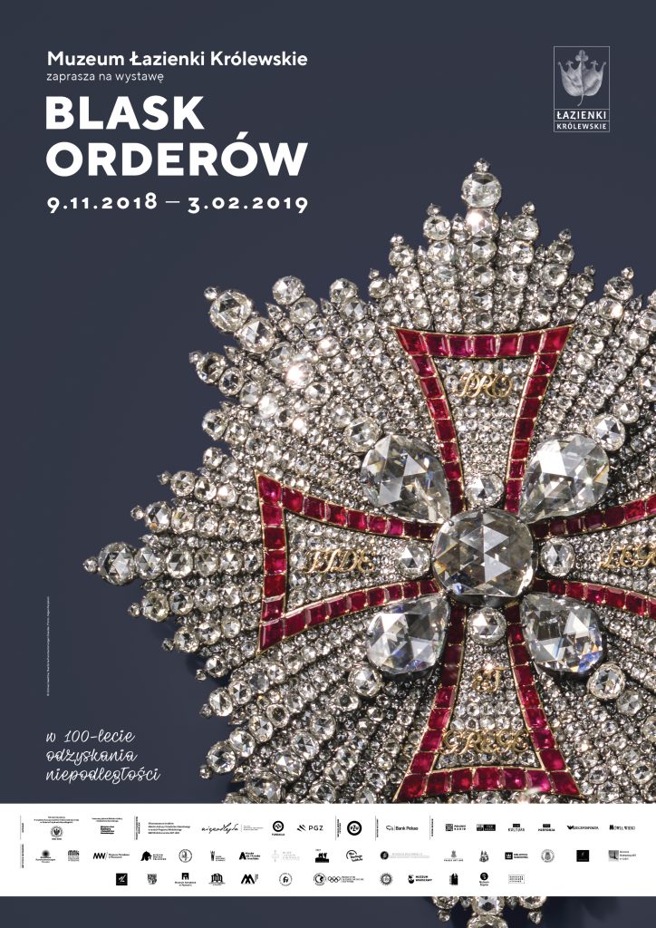plakat wystawy "Blask orderów"