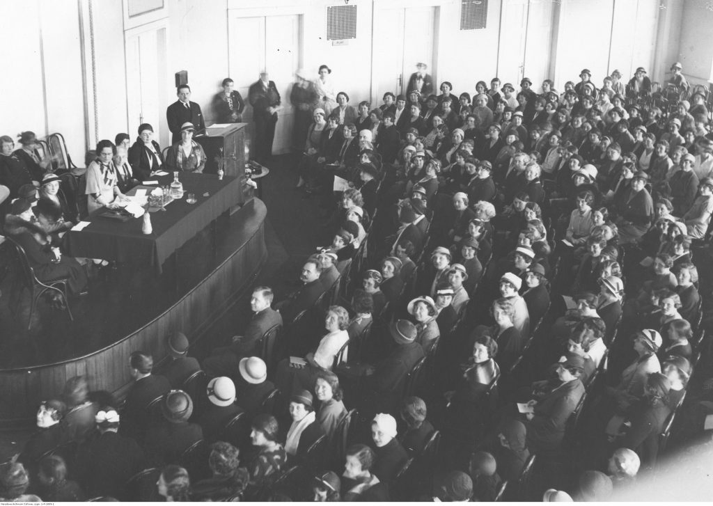 Zjazd walny warszawskiego Zrzeszenia Związku Pracy Obywatelskiej Kobiet, 21 maja 1933, Narodowe Archiwum Cyfrowe