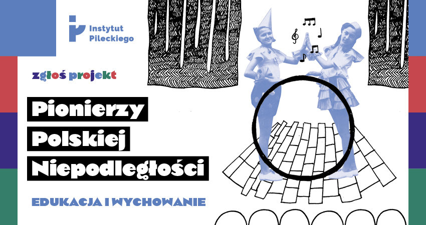 baner z 2 instruktorkami, hula-hop i hasłem konkursu