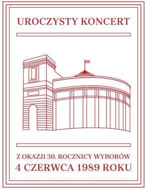 plakat zapraszający na koncert