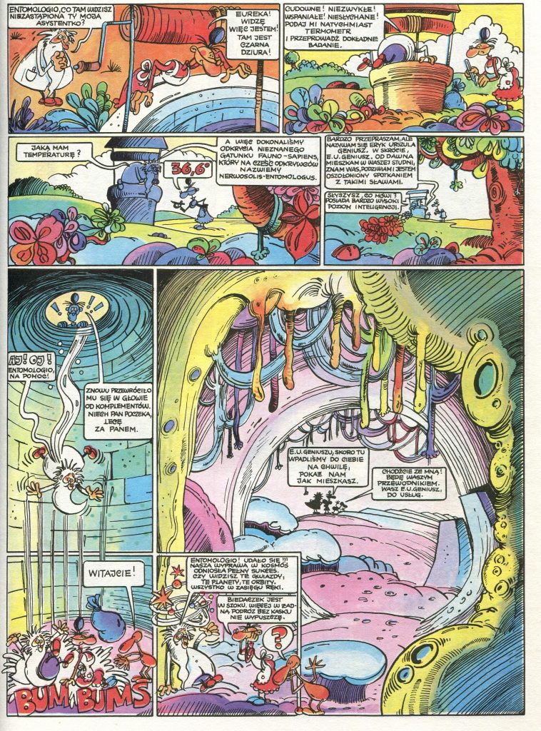 zdjęcie fragmentu komiksu