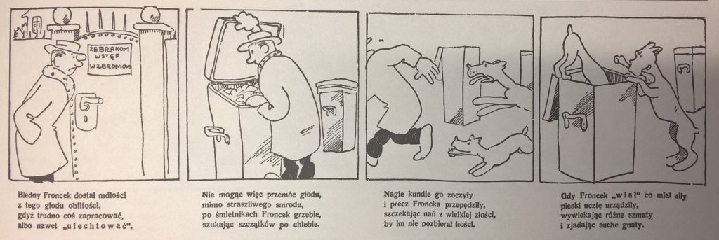 zdjęcie fragmentu komiksu