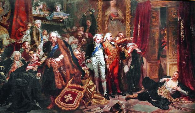 zdjęcie obrazu Jana Matejki "Rejtan - upadek Polski"