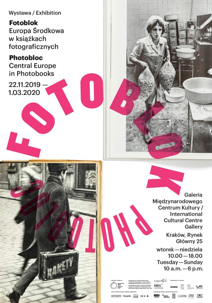 plakat wystawy Fotoblok. Europa Środkowa w książkach fotograficznych