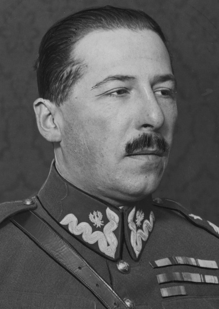 fotografia portretowa z profilu mężczyzny w mundurze