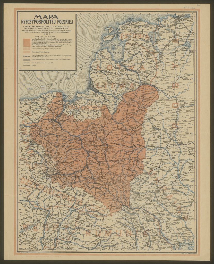 archiwalna mapa II rp