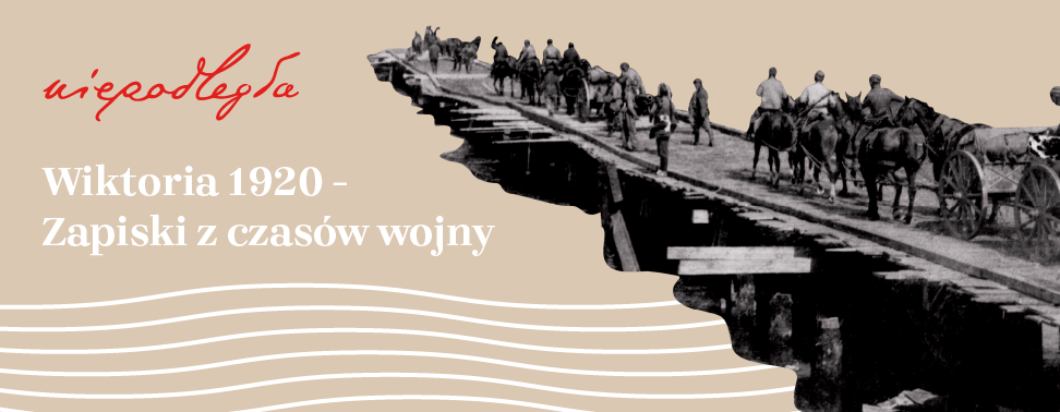 baner z historycznym zdjęciem, tytułem projektu i logo niepodległa