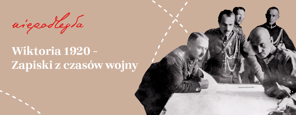 baner z historycznym zdjęciem, tytułem projektu i logo niepodległa