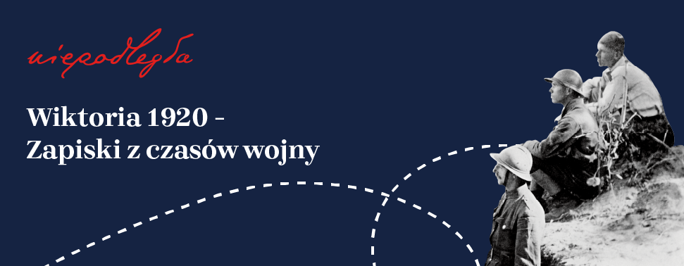 baner z historycznym zdjęciem, tytułem projektu i logo niepodległa