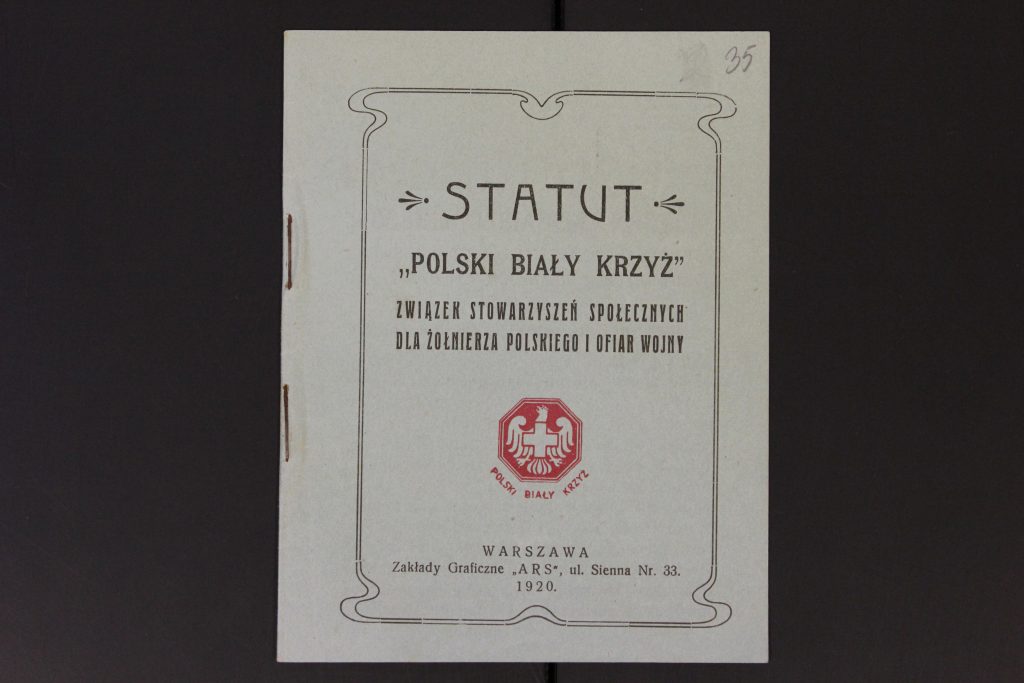 książeczka z tytułem Statut Polskiego Białego Krzyża
