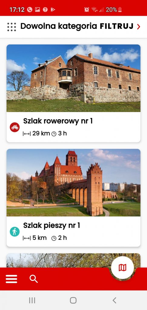 zrzut ekranu z aplikacji
