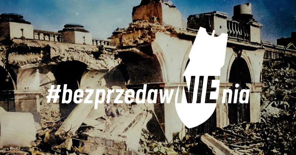 banerek z ruinami i logo