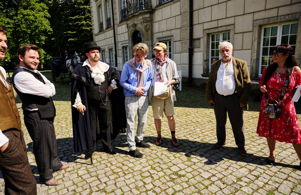 ekipa filmowa w trakcie pracy