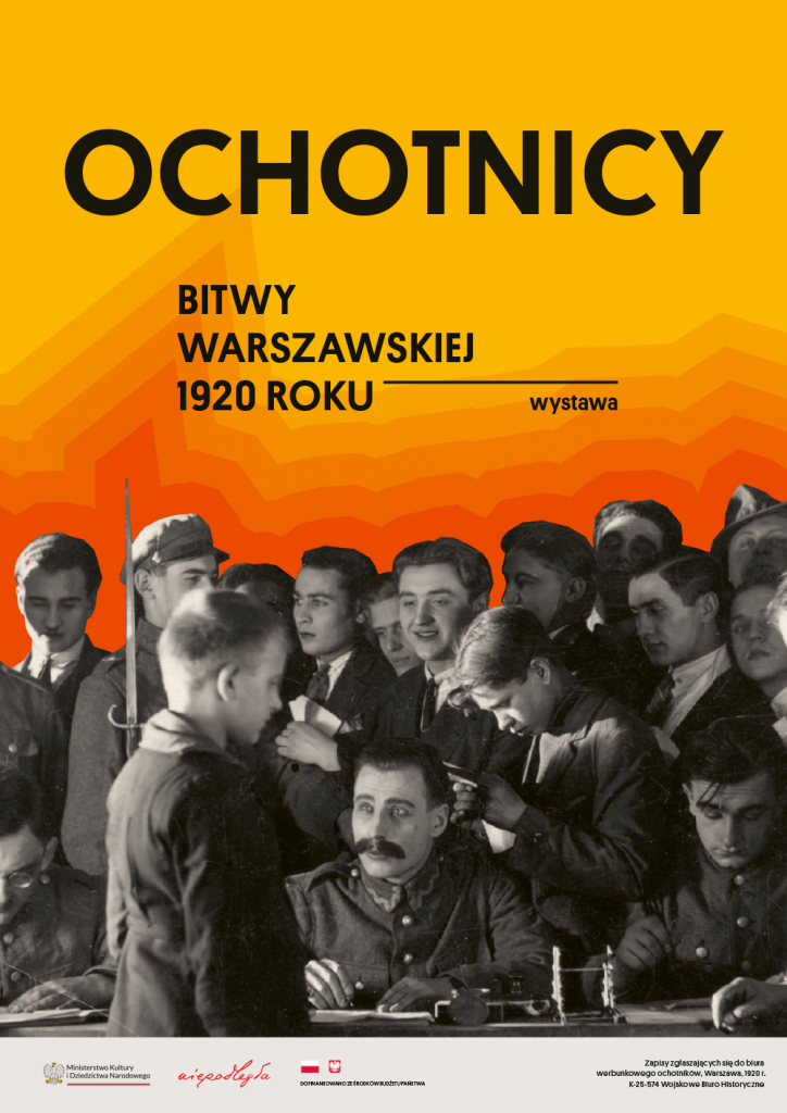 plakat wystawy Ochotnicy