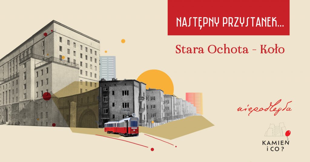 banerek reklamujący przejazd na trasie stara ochota - koło