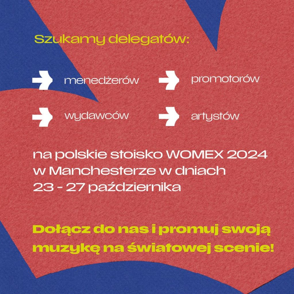 WOMEX 2024 - grafika zachęcająca do udziału