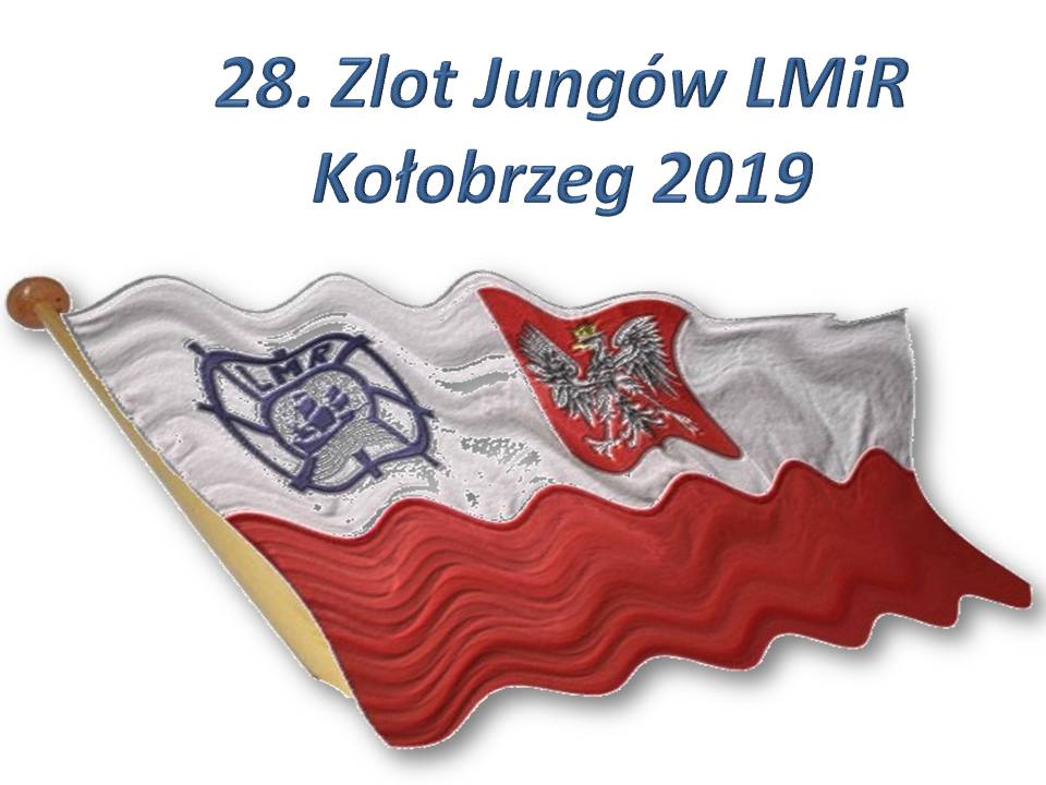 baner wydarzenia z banderą i nazwą wydarzenia